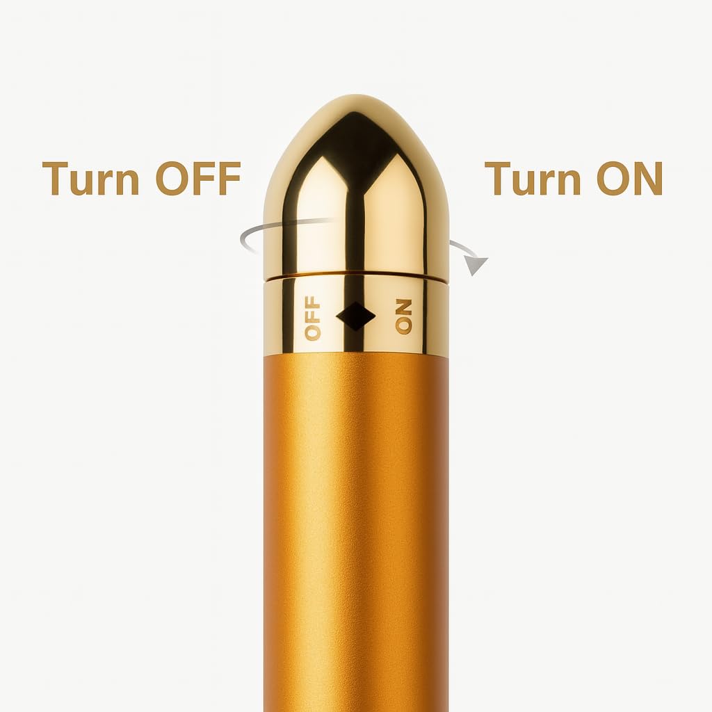 24K gold beauty bar, facial massage roller, anti-aging tool, face lifting roller, vibration face massager, skin tightening device, waterproof beauty bar, wrinkle remover roller, gold facial roller