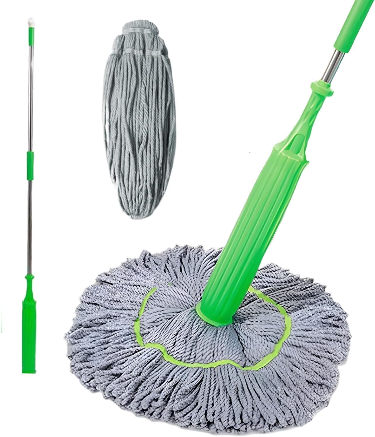 Self-twisting mop, rotating mop, microfiber mop, floor cleaning mop, hands-free mop, water rotating mop, home cleaning tools, twist mop.